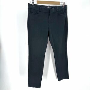 Banana Republic Pants Womens 4 SLOAN Black Ankle Length Lower Rise Career
